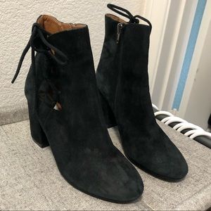 Steve Madden Suede Lace Up Booties